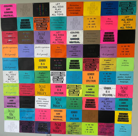 "Language of the Enlightened", Letterpress and screenprint installation, 2022.